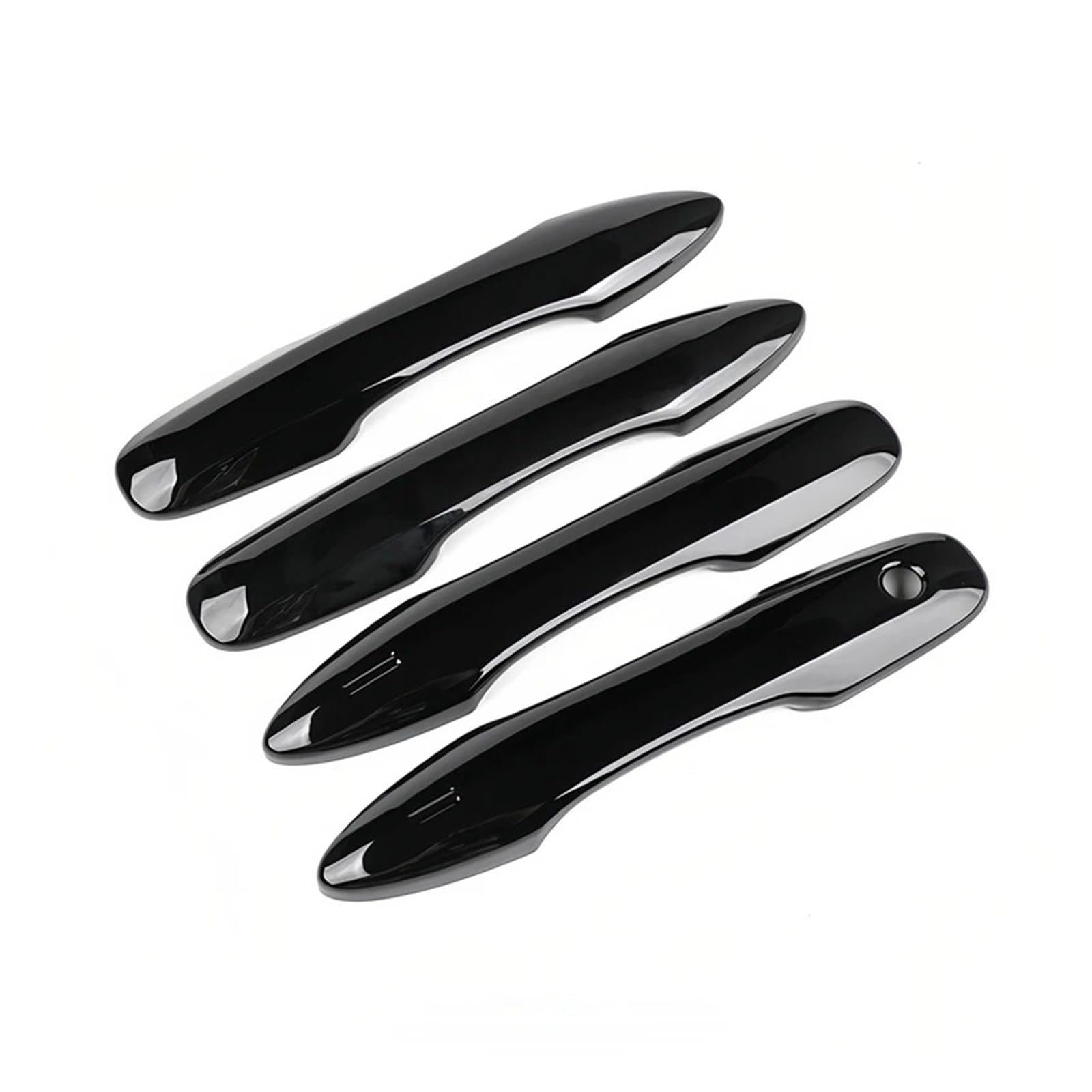 Nokrgqw Black Left Handle Passenger Car Door Handle Cover For Toyota For Camry For Corolla For Levin For Corolla No Tape Required Full Coverage(Black)