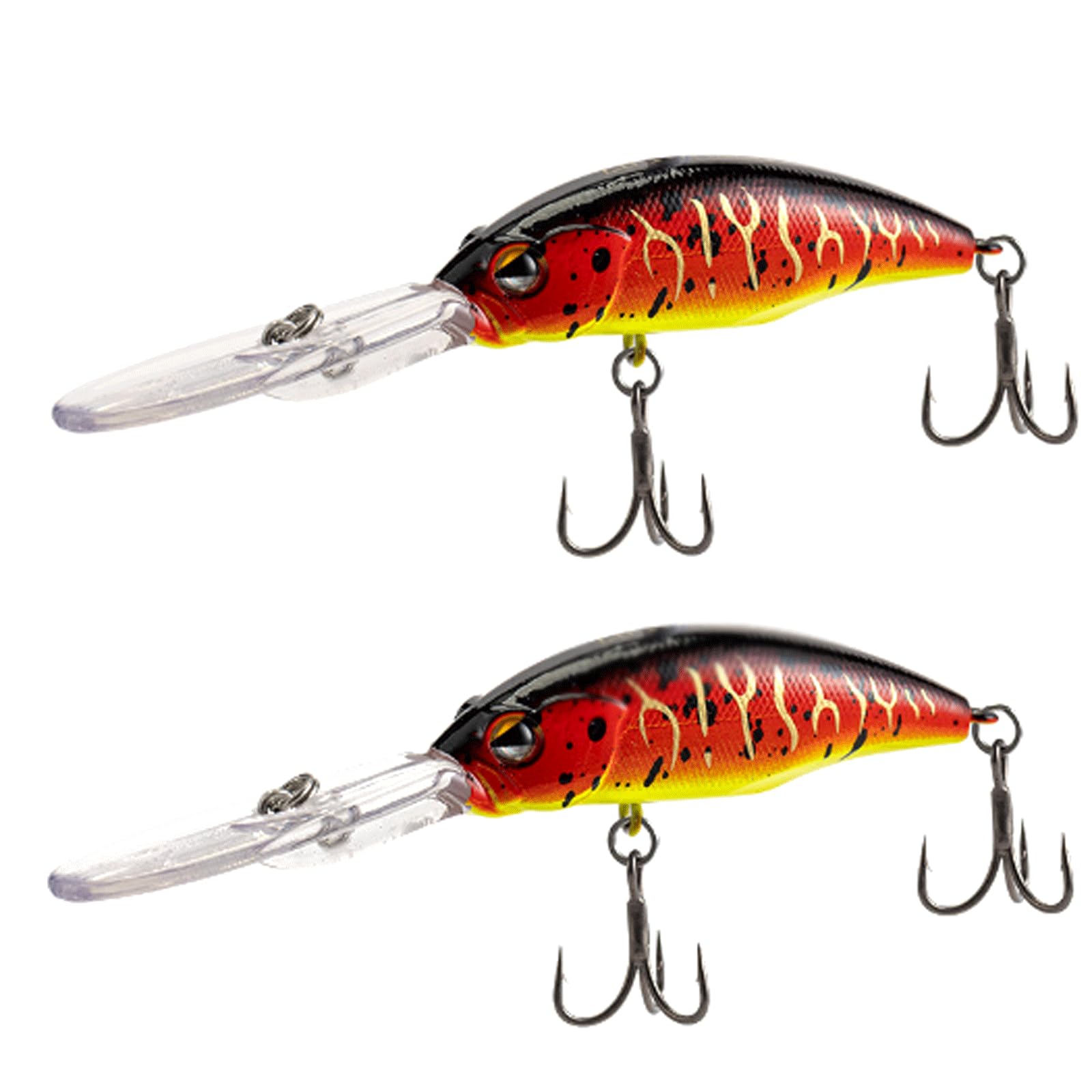 IvyLoutish Fishing Lure Bait Professional Fishing Bait 70mm 10g Suspend Wobbler Minnow Depth 1.5-2m Bass Pike Artificial Bait Tackle Fishing Tackle