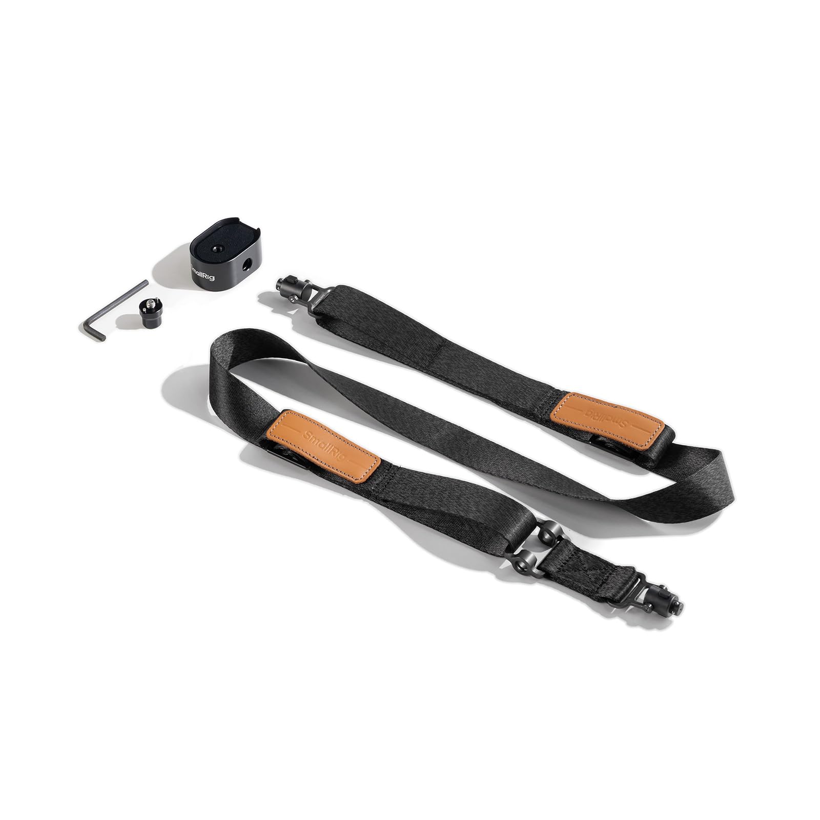 SMALLRIG Gewichtsreduzierender Schultergurt, Sling-Griff für DJI, Gimbal-Gürtel mit Verbesserten QD-Schnallen für RS 4 / RS 4 Pro/RS 4 Mini/RS 3 / RS 3 Pro/RS 3 Mini/RS 2, Schwarz - 5362