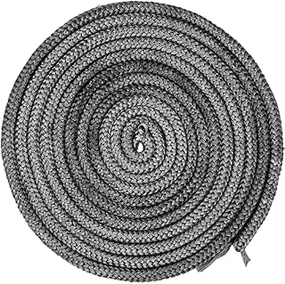 4 M Rope Diameter 10 mm Glass Fibre Cord Door Seal Oven, 10mm Stove Fire Rope Heat Resistant Thermal Seal, Soft Stove Door Rope