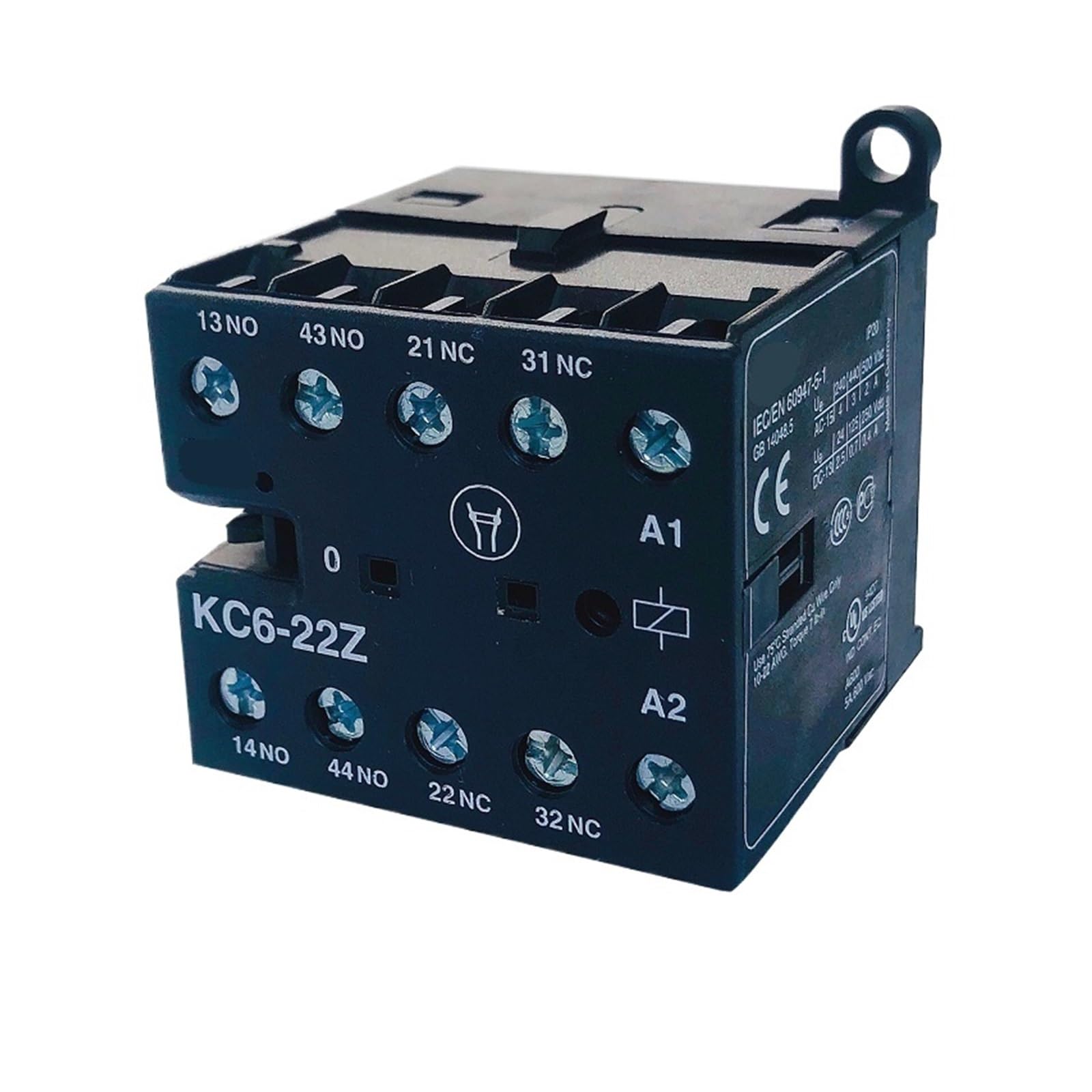 JJHQOKYNA KC6 4-Pole mini contactor relays DC KC6-22Z KC6-31Z KC6-40E(KC6-31Z 110...127V)