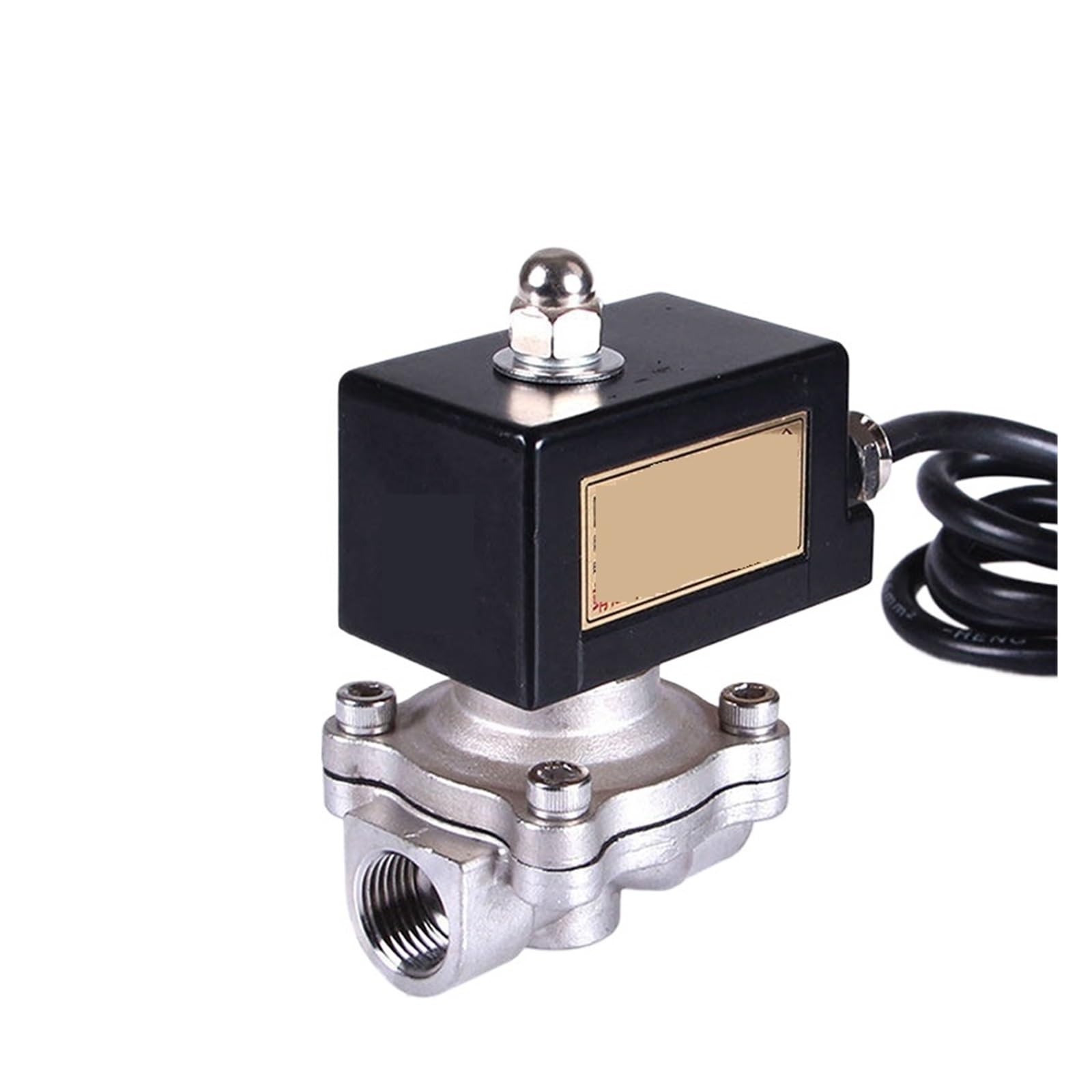 Vanne électromagnétique en acier inoxydable anti-déflagrante IICT4 pour automatisation