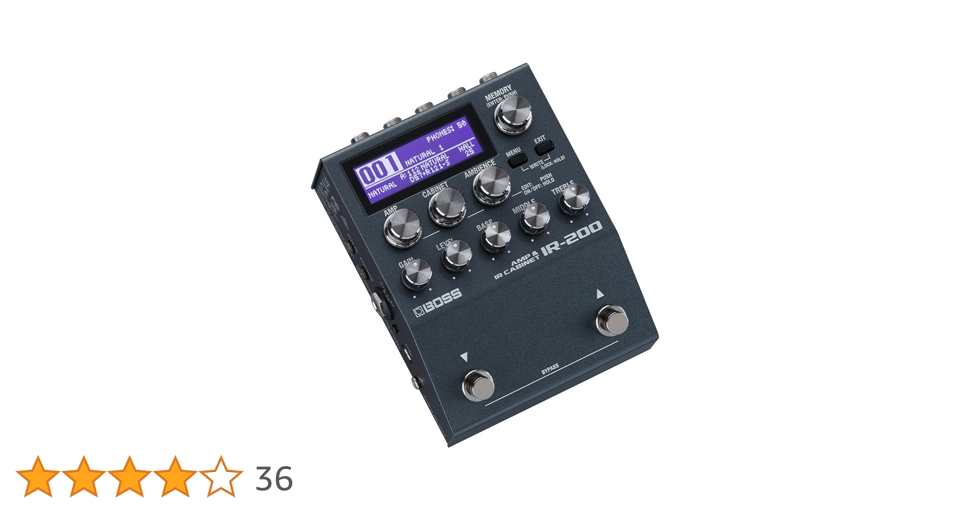 ギター BOSS IR-200 AMP&CABINET BOSS / IR-200 AMP&CABINET PROCESSOR [ヘッドフォン+ギター用