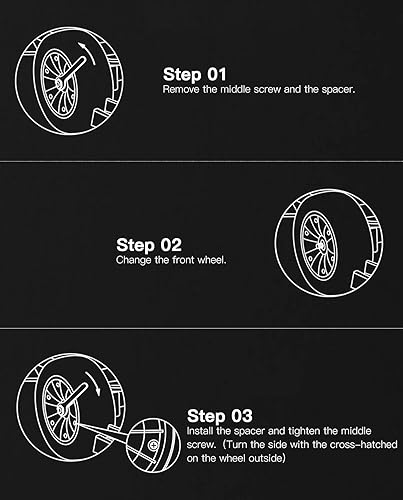 Vista 7 de Stio GoKart Front Wheel Assembly for Ninebot by Segway Go Kart Kit, Go Karting Kart Replacement Wheel Kit 1 pieza