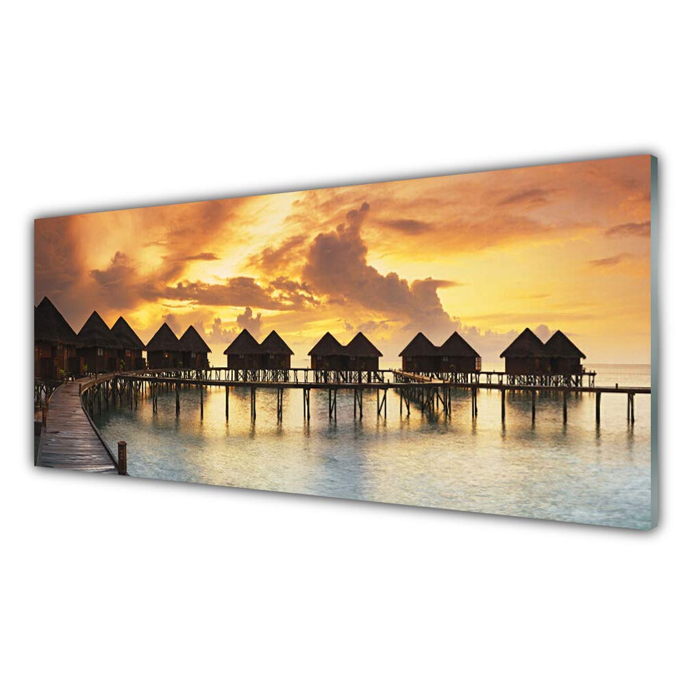 Impression sur Verre Trempé Tulup 125x50 cm - Décoration Murale Premium de Luxe