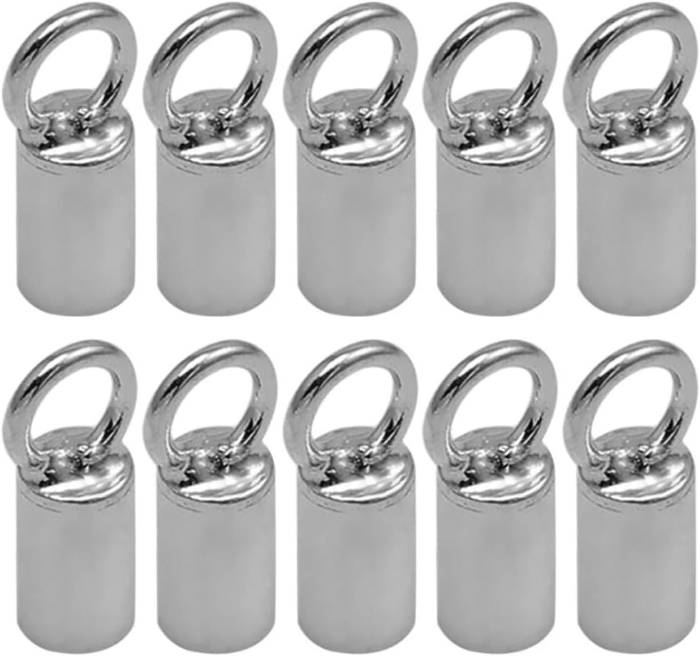 10pc Silver Jewelry Connector Tube for DIY Necklace Bracelet