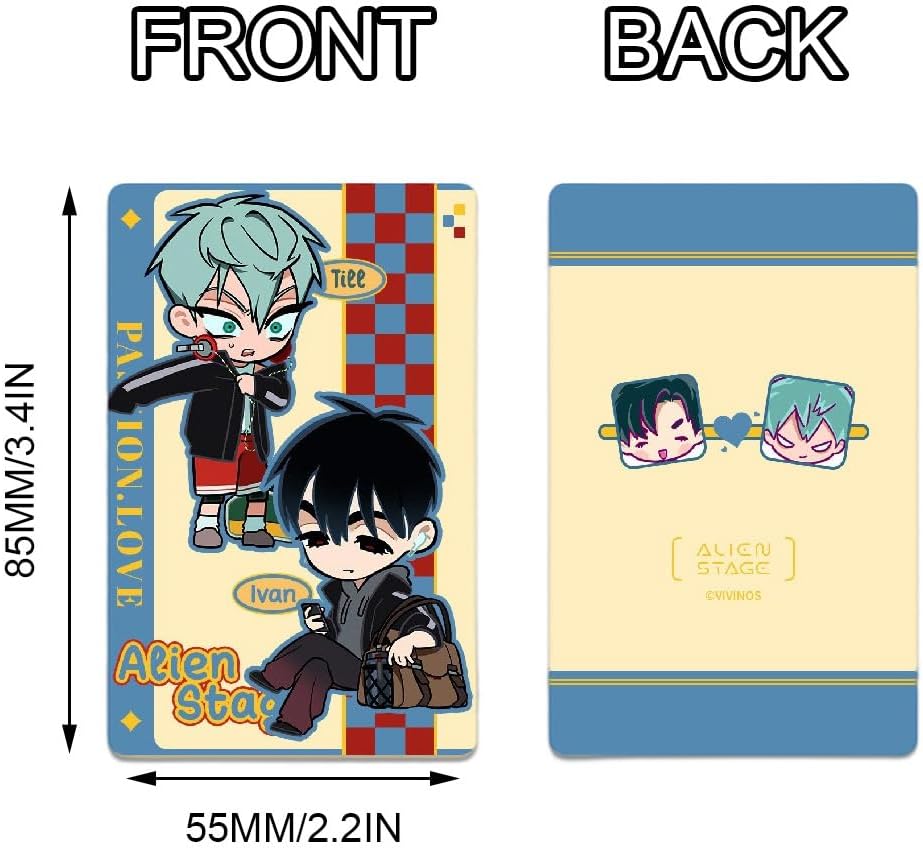 Alien Stage Partner Series Collectible Photocards – Officially Licensed ALNST 6-Card Pack, Premium Anime Merch for Fans