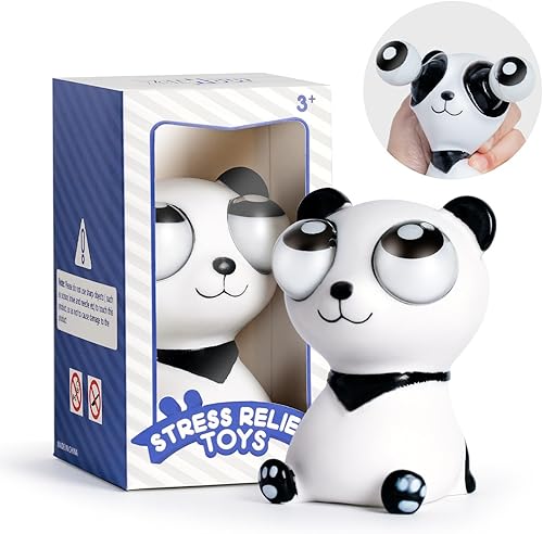 Juguetes de panda que estallan los ojos, juguetes para niños y adultos para reducir el estrés, juguetes divertidos, adecuados como regalos de