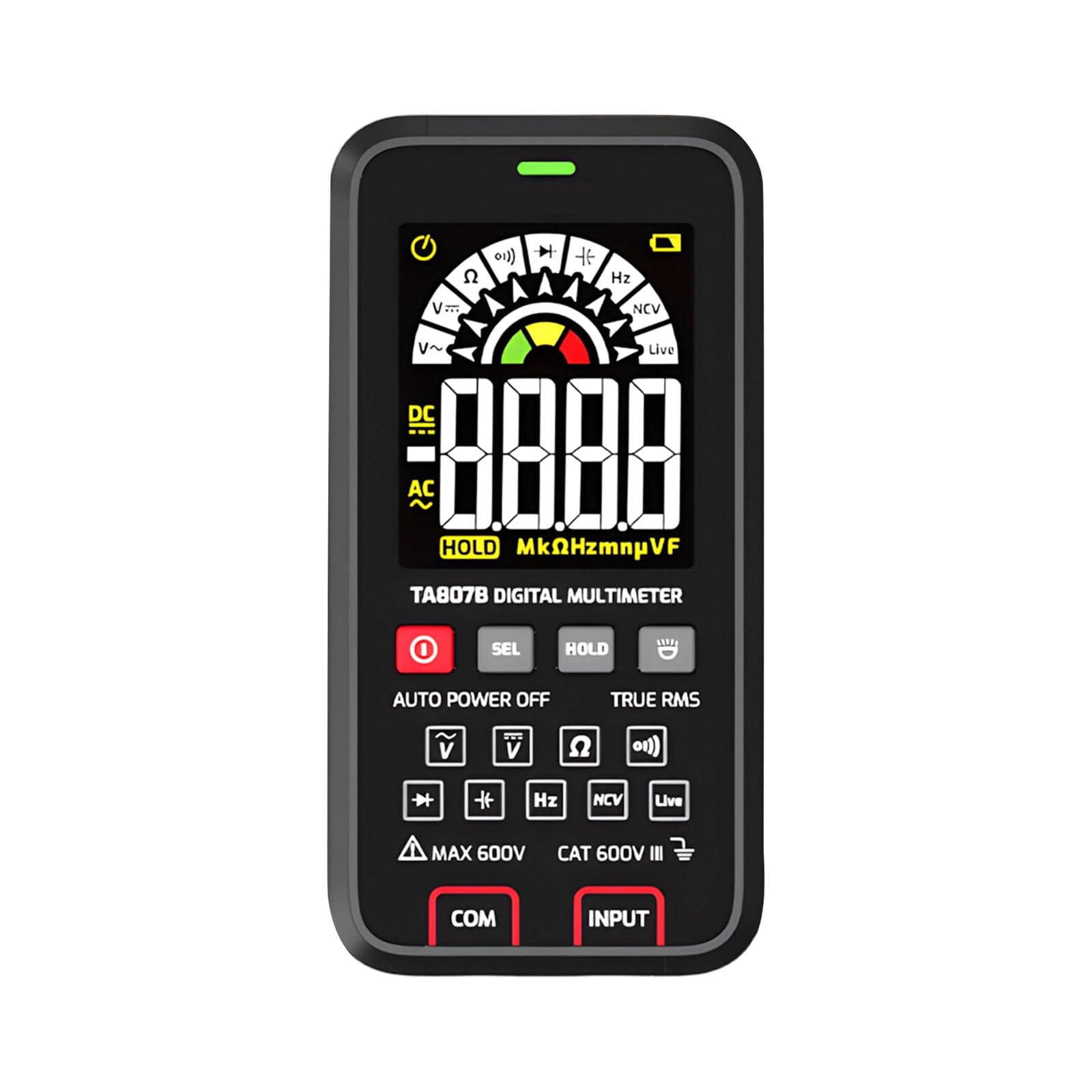 Ordinaryone Abs Digital Multimeter With Large Lcd Screen Homes Electrical Equipment For Homes Garage Workshop Maintenance Meter