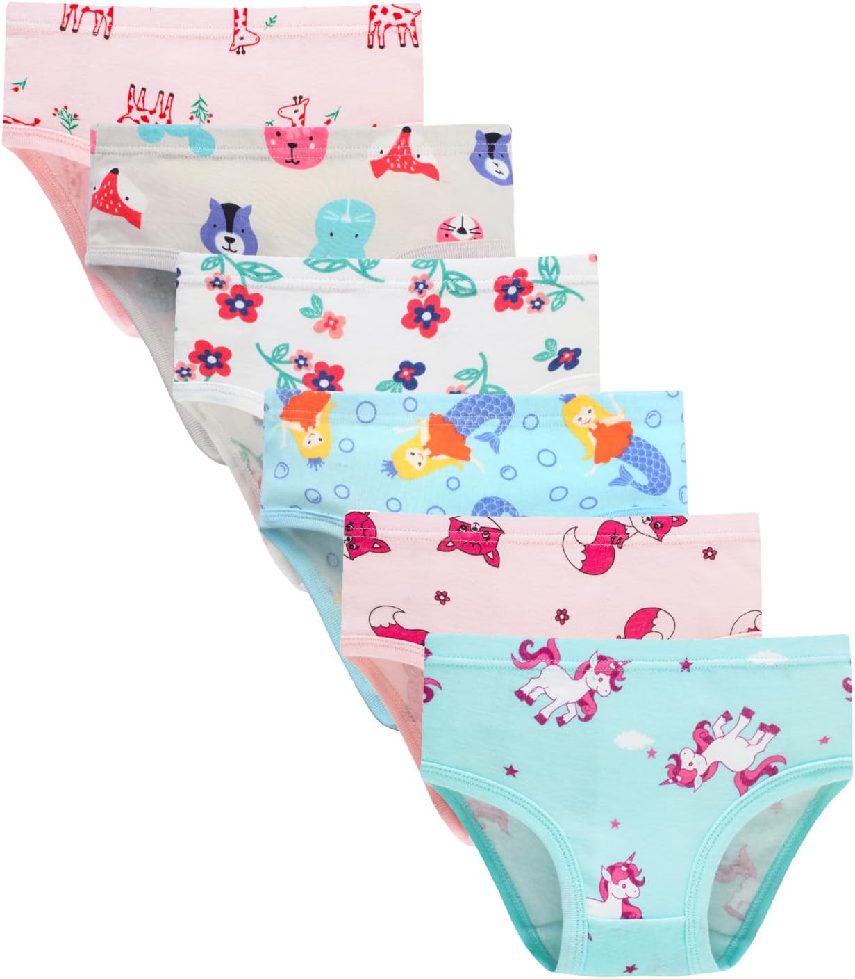 Soft Cotton Underwear Toddler Girls'Briefs Soft Undies