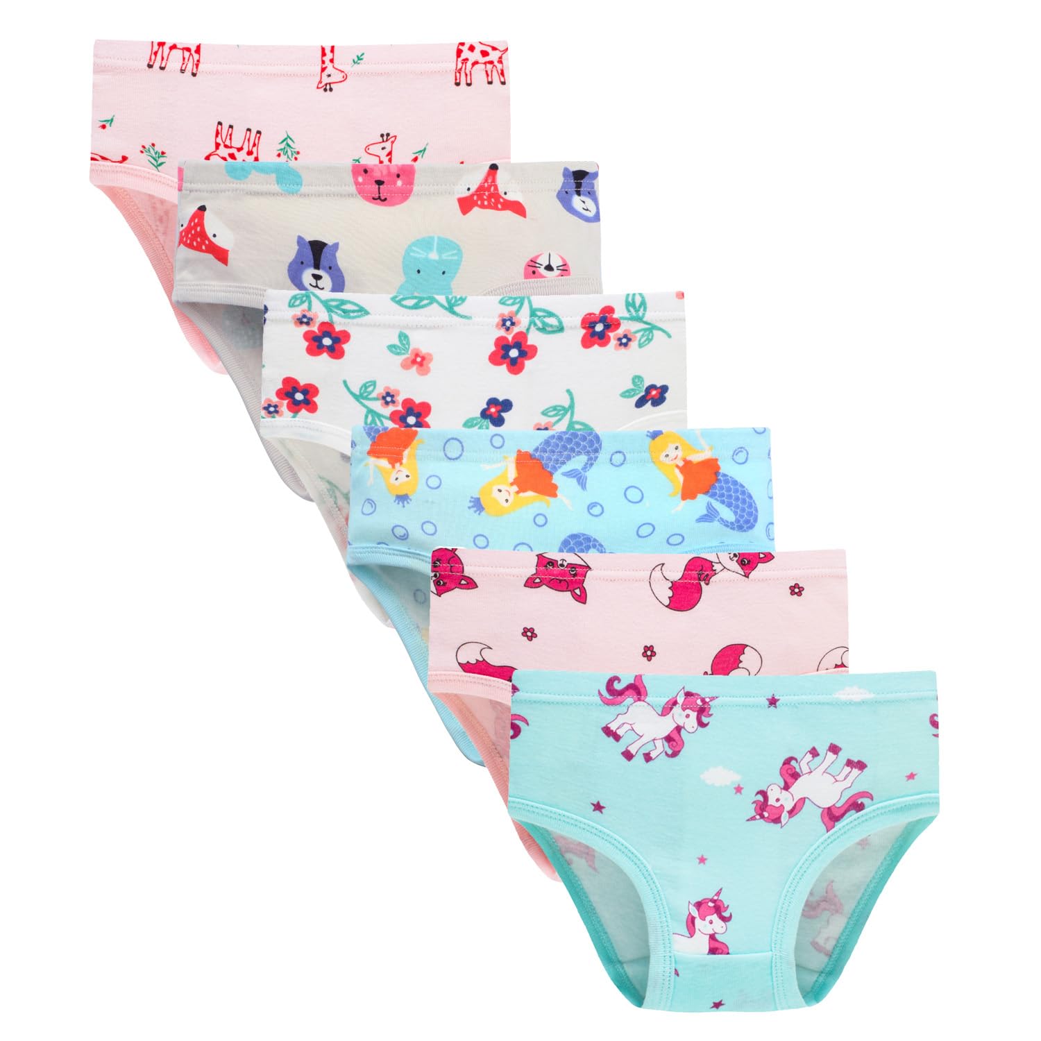 Soft Cotton Underwear Toddler Girls'Briefs Soft Undies