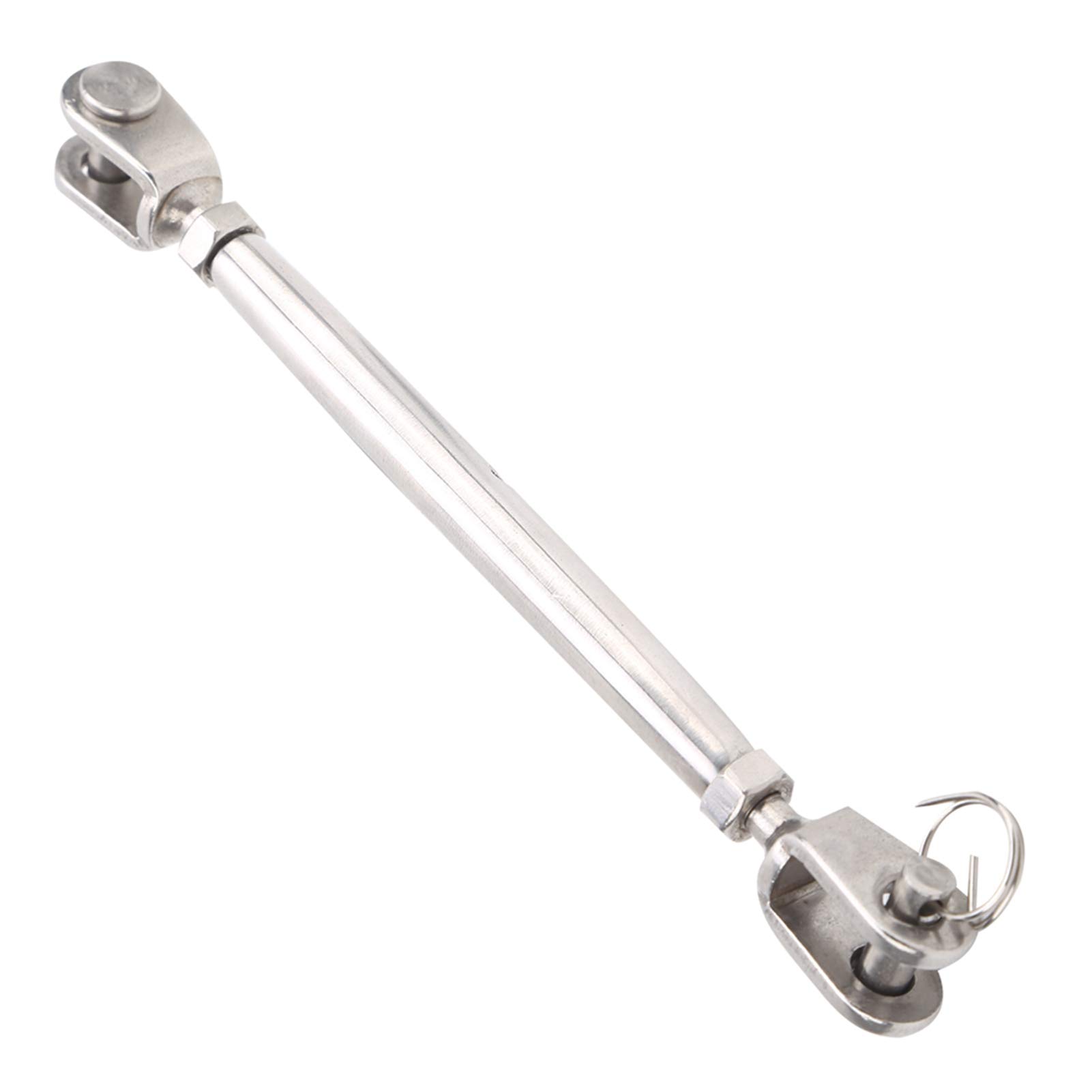 Wire Rope Tensioner, 304 Stainless Steel, Closed Body, Tensioner, Fastener UU Type M6