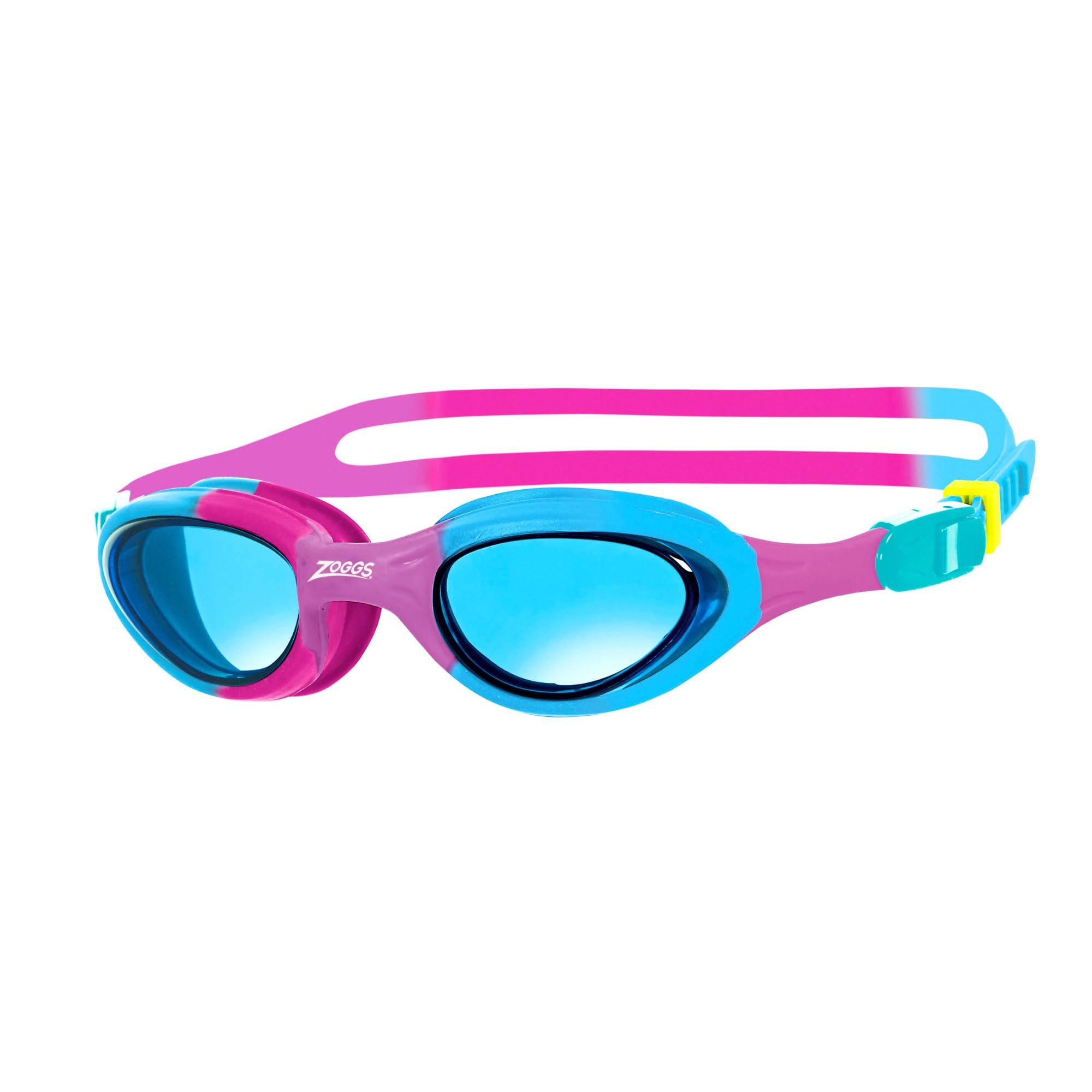 ZoggsSuper Seal Kids Swimming Goggles, UV Protection, Quick Adjust Split Yoke Comfort Strap, Fog Free Clear Swim Goggle Lenses, Ages 6-14