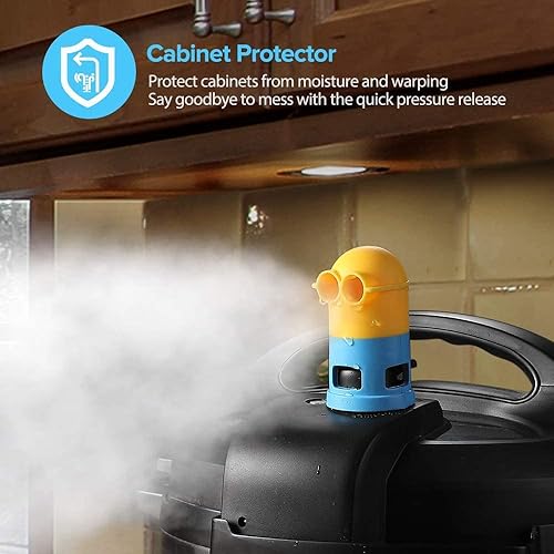 Miniatura 2 de Goldlion Accesorios para Instant Pot DUO 6 Qt y 8Qt, desviador de vapor y honda de silicona