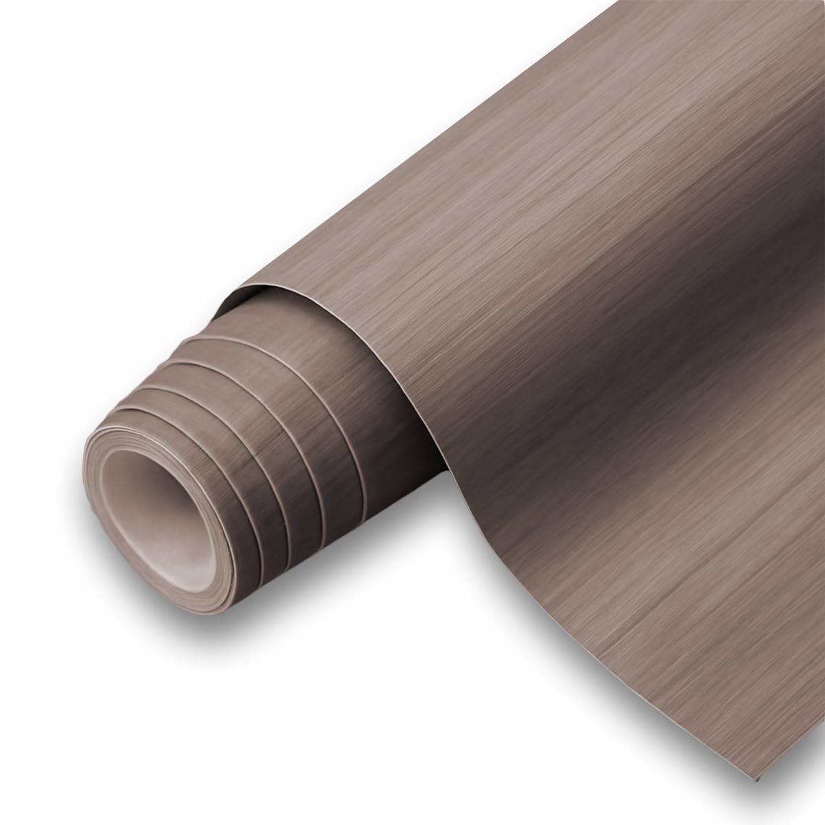 Revestimiento de Vinilo Autoadhesivo Profesional para Pared, Puertas, Muebles, Cocina y Baños – Ancho Exclusivo 124 cm – OAK Gris Ceniza – KW1642 – Envío desde España – 124 x 500 cm