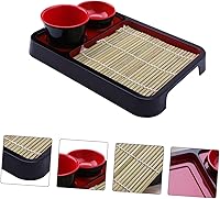 Vista 8 de 5 juegos de platos de fideos fríos japoneses, fuente de cocina, plato de sushi de estilo japonés, vajilla de cocina, recipiente de alimentos, plato