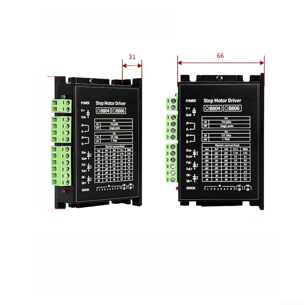 Controlador de motor paso a paso 80 V para motores NEMA 17 23 para motores paso a paso