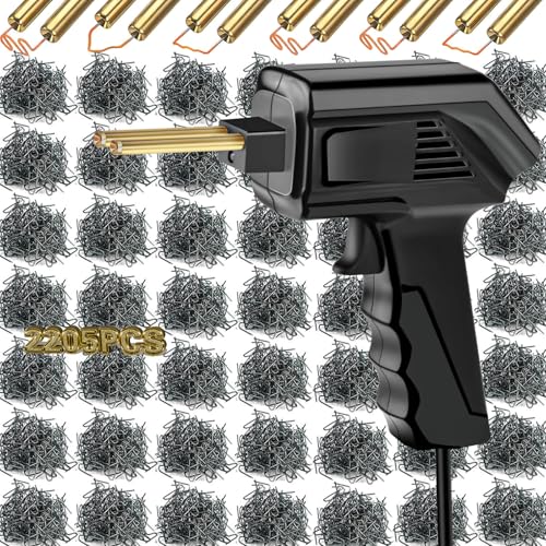 Image of 225W Plastic Welder, 2205PCS Staples Powerful Plastic Welding Pro Kit: Ultra-Portable, Instant Heating - Your Ultimate DIY & Professional Plastic Bonding Solution, Plastic Repair Kit