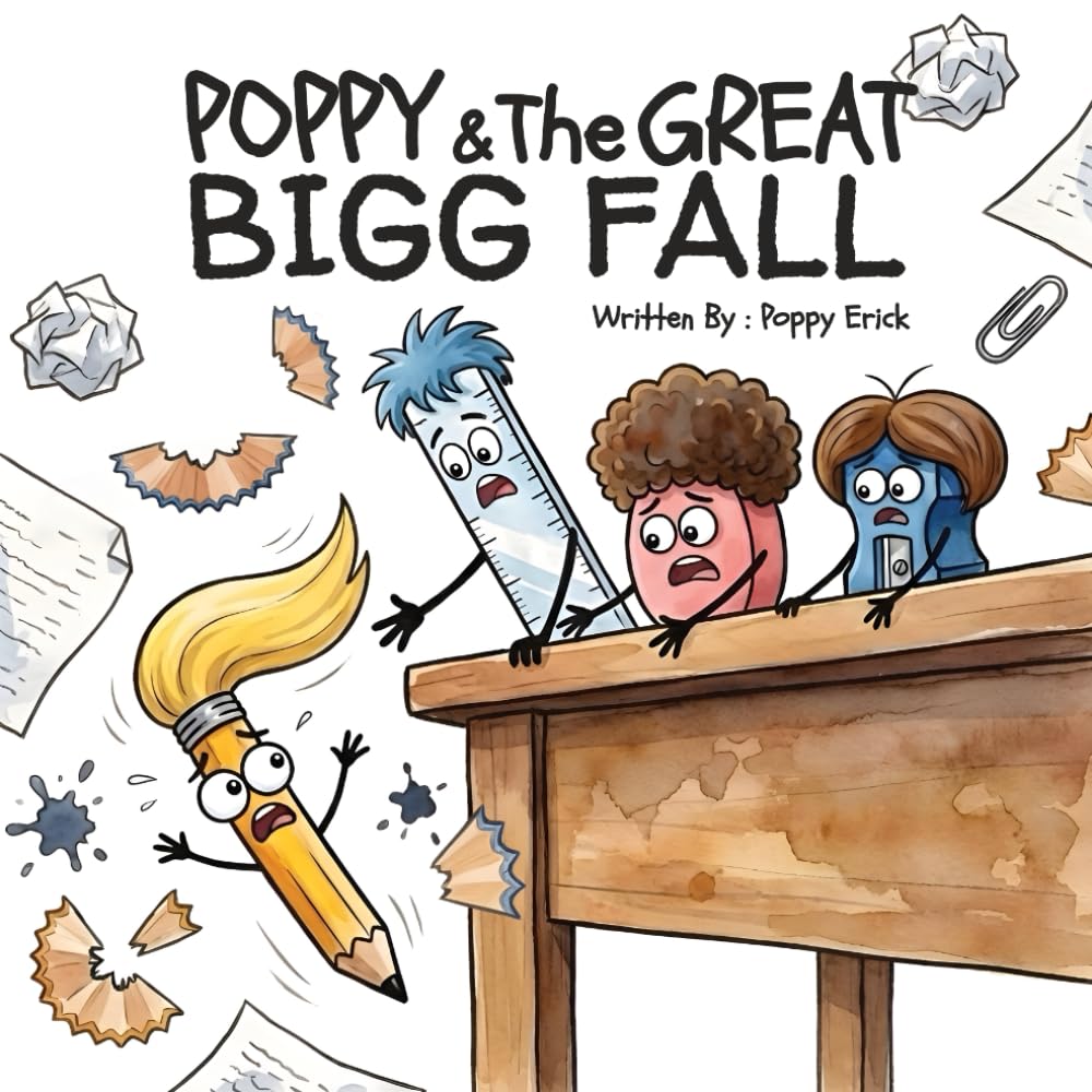 Poppy and the Great Big Fall: A Story About Teamwork, Problem Solving, and Friendship Picture Book for Kids Ages 3-6