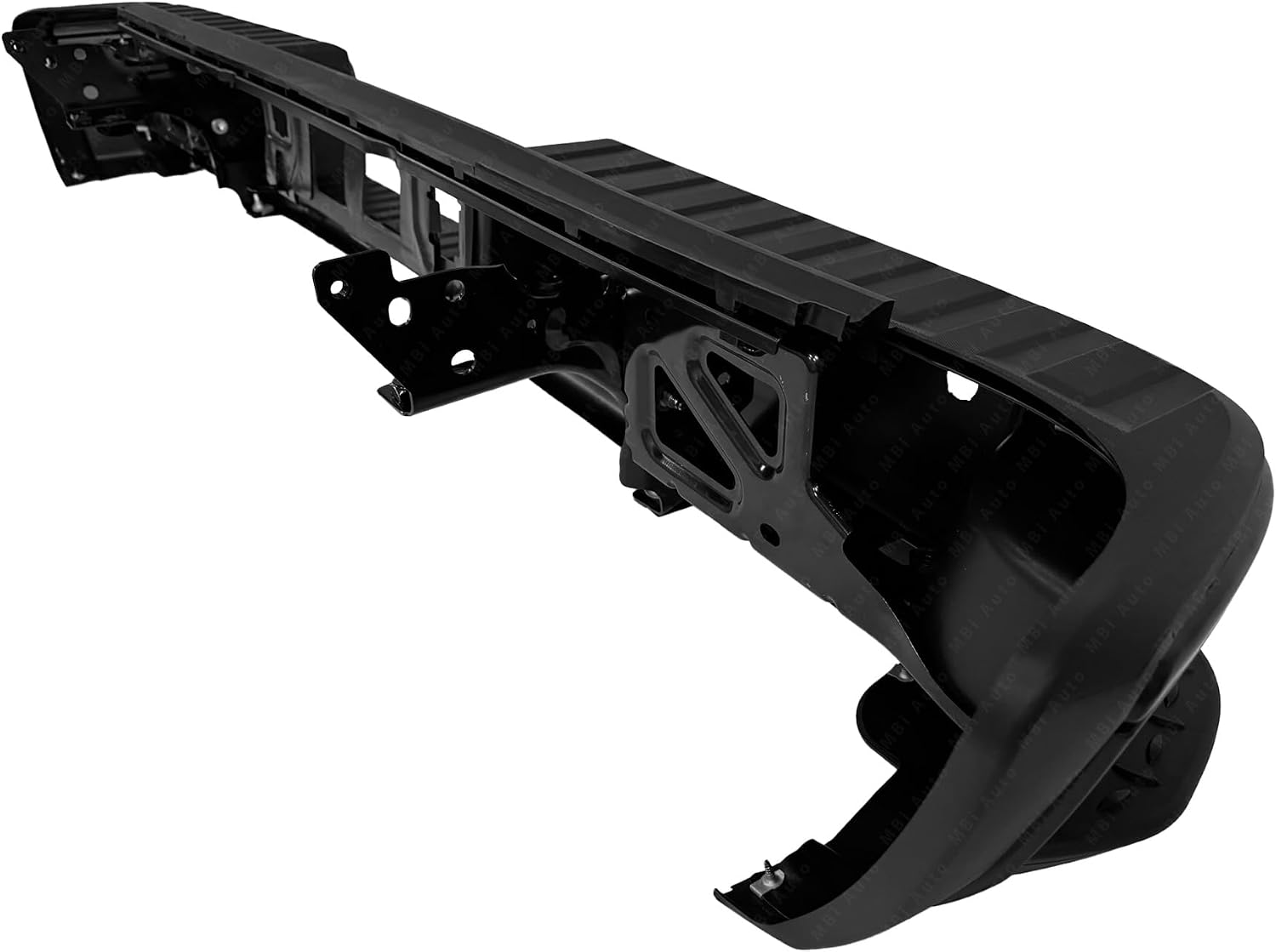 BUMPERS THAT DELIVER - Primered, Steel Rear Step Bumper Assembly Compatible with 2014-2018 Chevy Silverado GMC Sierra 1500 w/Park Assist & Corner Steps 14-18, GM1103179