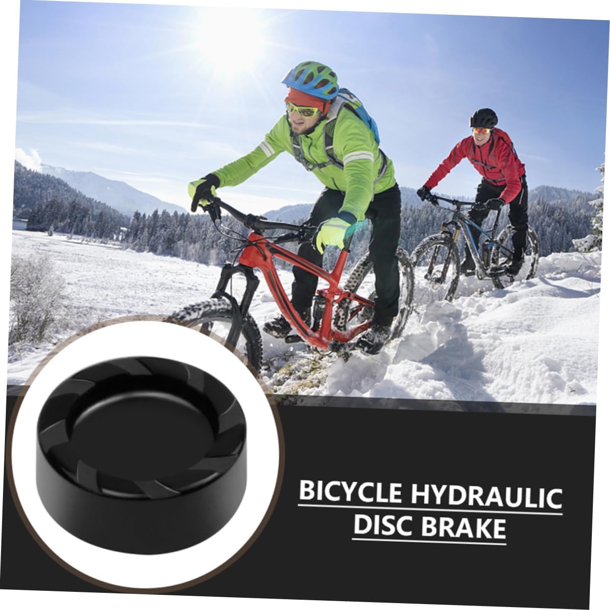 Toyvian Bike Brake Piston Repair Kit for High Precision Hydraulic Brake Caliper Components Easy Installation Piston