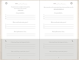 The 5-Minute Diary | Gratitude Journal, Success Journal | Daily Planner, Organiser, Achieve Your Goals with more Motivation, Minutes a Day for more Self Care, Mental Health & Happiness, Natural