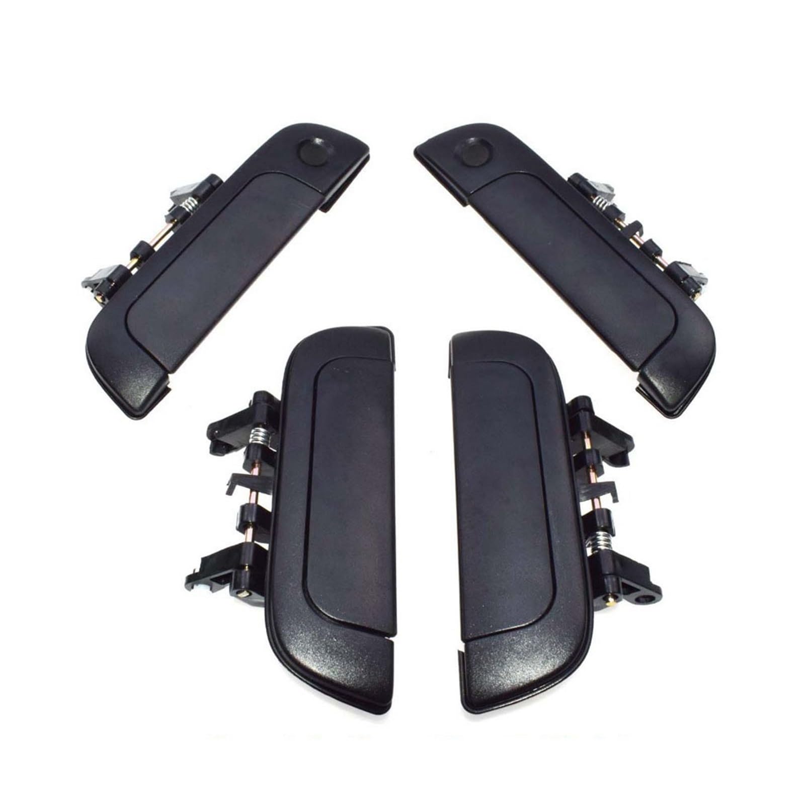 POQWERIQ Black Front Rear Left Right Outside Door Handle for Suzuki for Cultus 1995 1996 1997 1998 1999 2000 2001