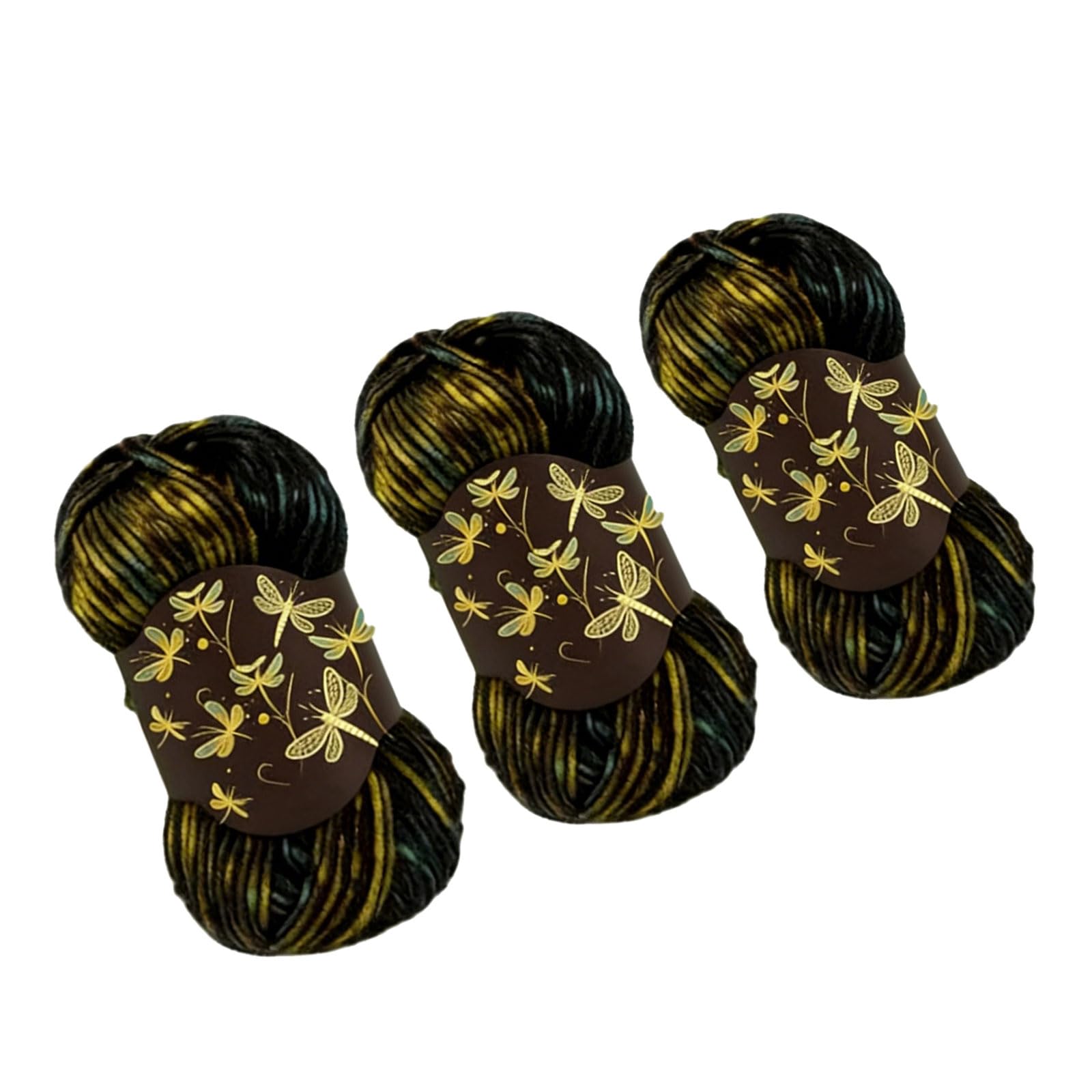 ZEPFJHE Multipurpose Yarn Sturdy Knitting Materials Ideal for Scarves and Bags Glows Knitting Thread