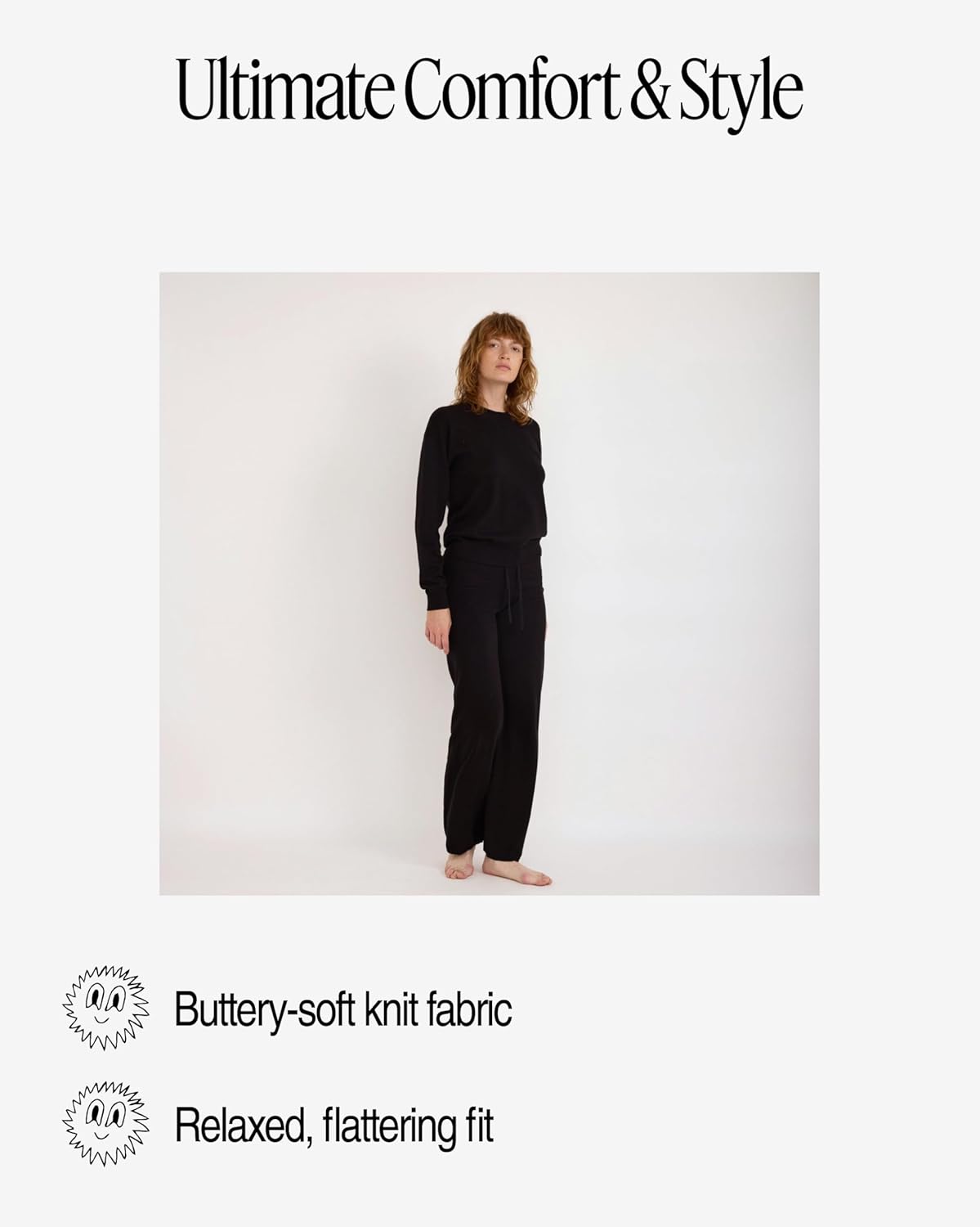 Organic Basics Womens Soft Knit Boxy Crewneck Sweater - Image 5