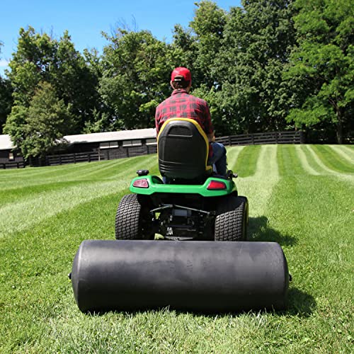 Brinly Prt-482Sbhc-A 485 Lb. Tow Behind Poly Lawn Roller With Easy Turn Plug, 18 By 48" #TOP5