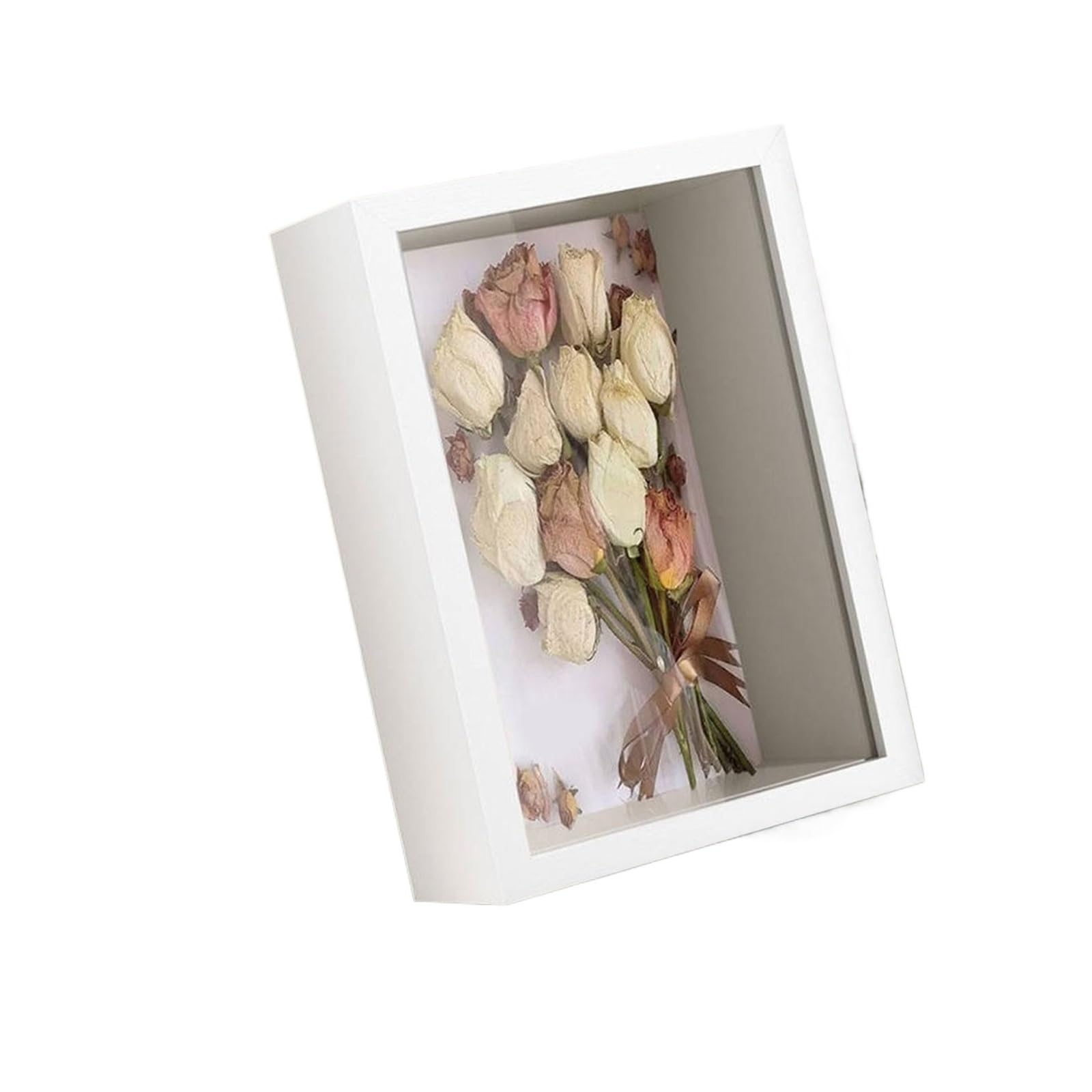 Shadowbox Frame, Shadow Box Frame Multicolor 5cm Depth Photo Display Keepsake DIY Medals Wedding Home(Color 1)