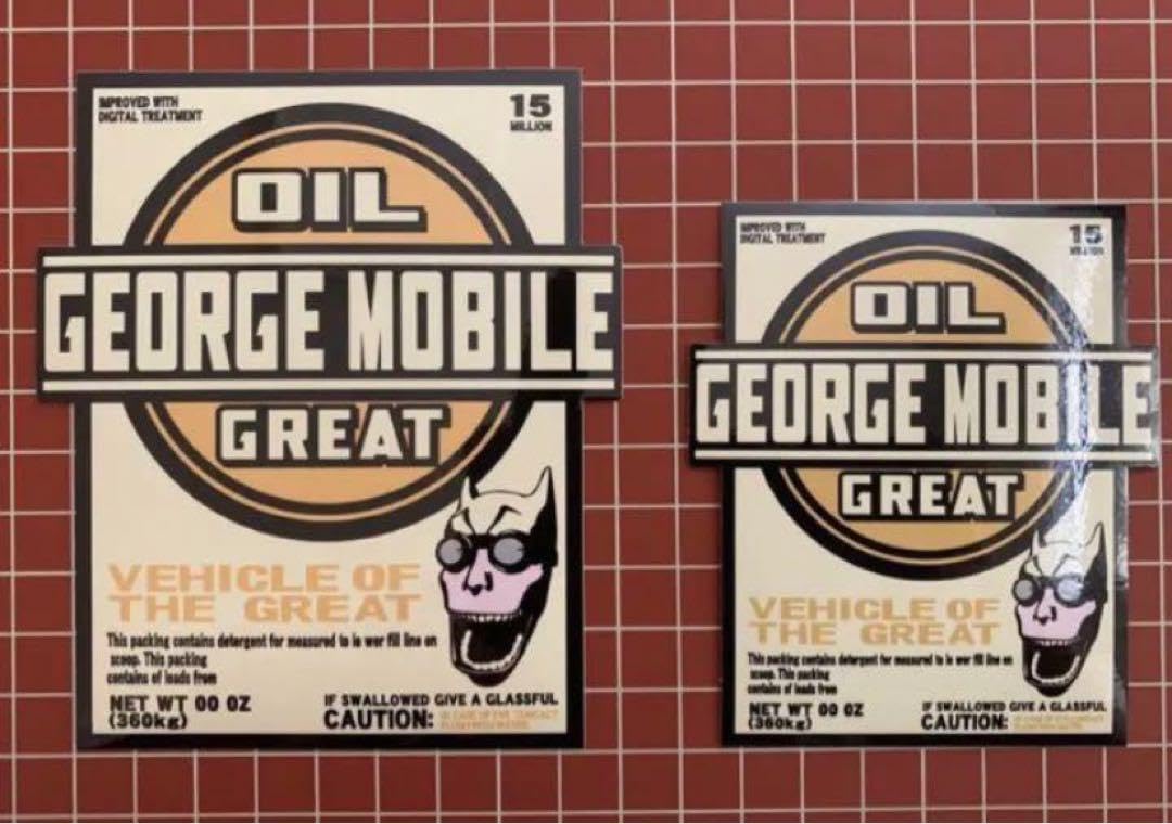 所ジョージ 世田谷ベース GEORGEMOBILステッカー もしもの時の