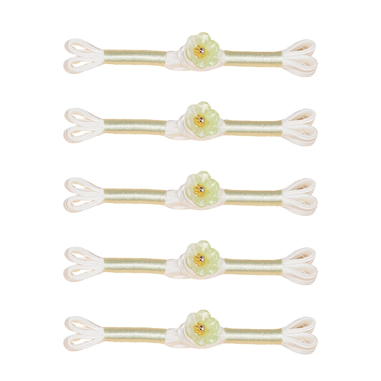Jazuaiao 5Pcs Flower Button Cheongsam Knot Button Fasteners Chinese Closures Buttons for Chinese Cloaks Dress Sewing Craft Sewing Craft Supplies