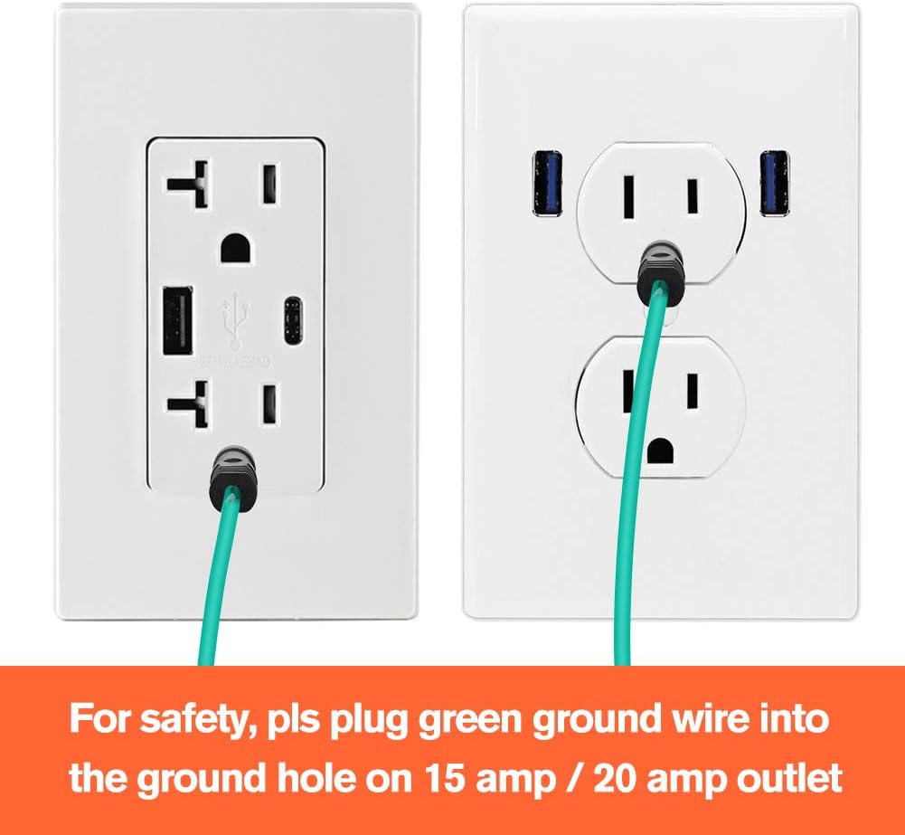WELLUCK 1.5 FT 4 Prong to 3 Prong Dryer Adapter, 30 Amp Dryer Outlet Plug Power Cord, NEMA 10-30P Male to 14-30R Female Three Prong Converter, 250V 3prone Old Clothes Dryer Connector w/Ground Wire