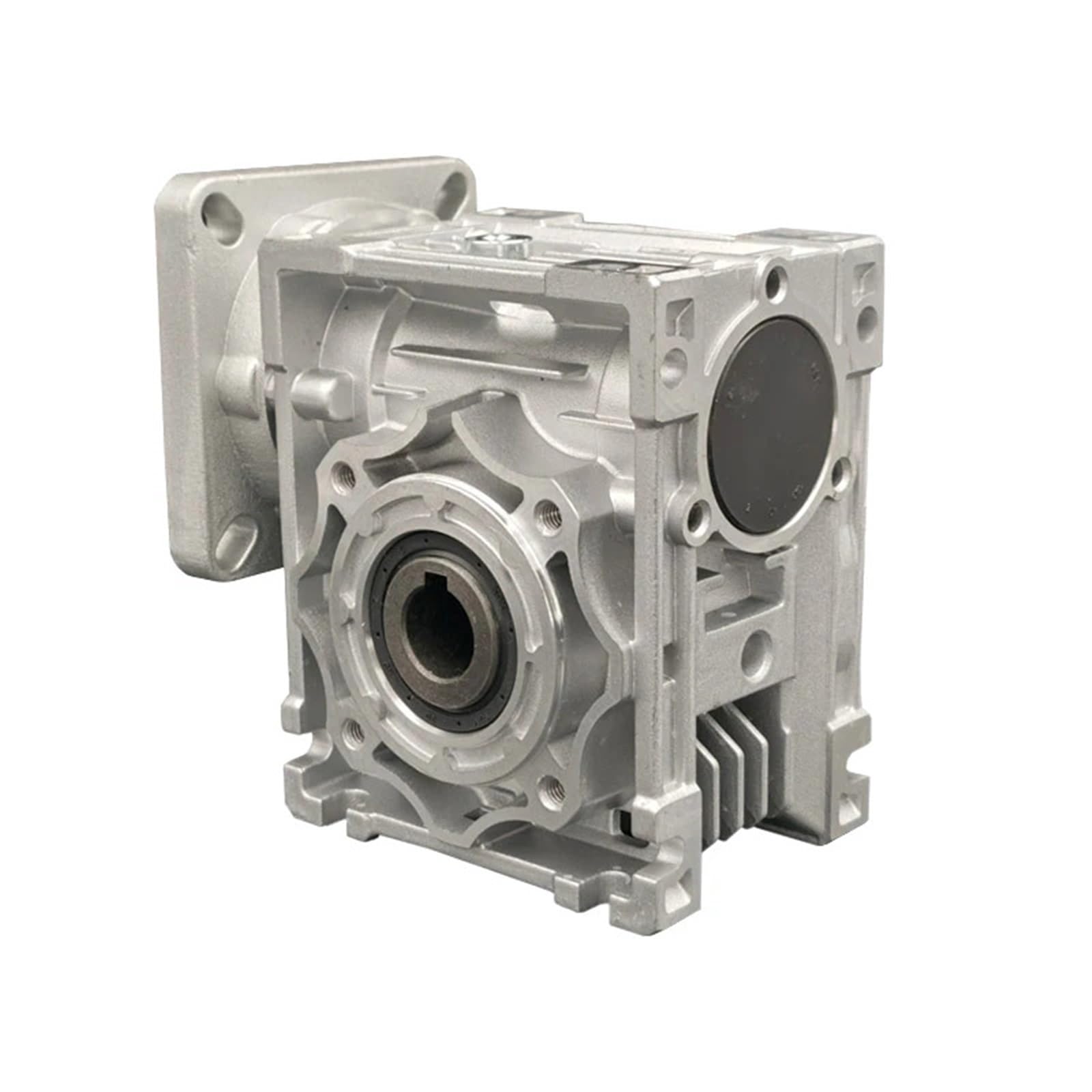 EKFBQBGW NMRV40 RV040 Speed Reducer Worm electronic starter Gearbox 18mm Output 5:1-100:1 Worm Gearbox Speed Reducer for 34 electronic starter(15 to 1)