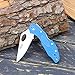 Firebird GANZO F759M Pocket Folding Knife 440C Stainless Steel Blade Anti-Slip Handle with Clip Fishing Camping EDC Utility Pocket Knife (Blue)