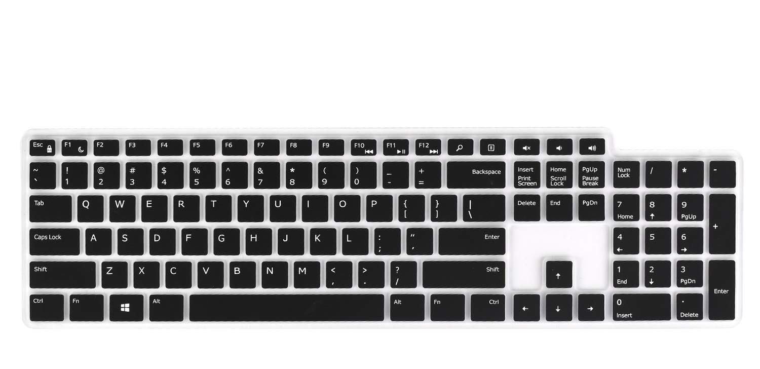 iFyx Silicone Keyboard Cover for Dell KM117 KB3322WT Wireless Keyboard Wk118 Protector Skin (Black) (B0CZLLFMFV) Amazon Price History, Amazon Price Tracker