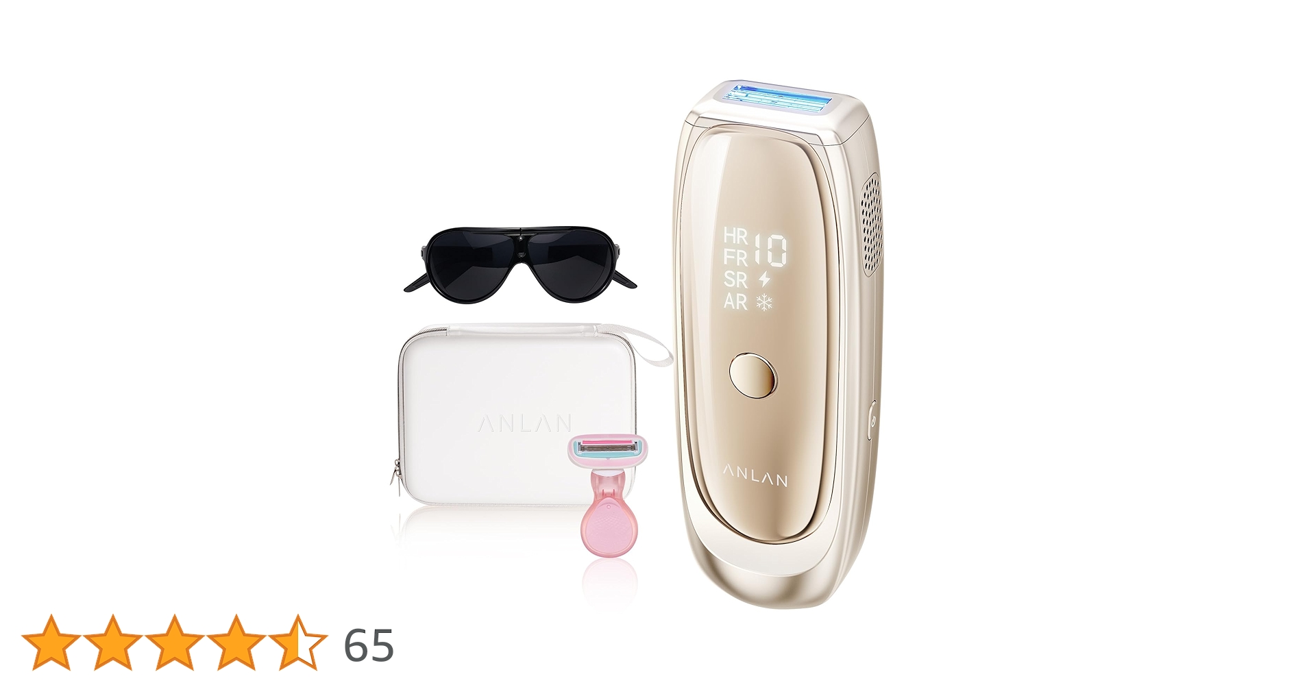 Amazon | 【TV紹介✕美人百花ムダ毛ケア部門NO1】ANLAN 脱毛器 Zap 光