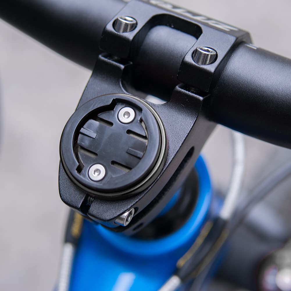 Butyeak Porta Computer Bici, Attacco Manubrio Porta Computer, Edge Mount, Supporto per Computer da Bici Staffa dell'adattatore per Bicicletta da Bicicletta in Plastica Resistente, Nero