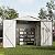 TOLEAD 6 x 4 FT Gray Metal Outdoor Storage Shed, Tool Sheds for Backyard Garden Patio Lawn with Water Proof, Large Heavy Duty Tool Sheds with Lockable Doors & Air Vent for Backyard Patio Lawn