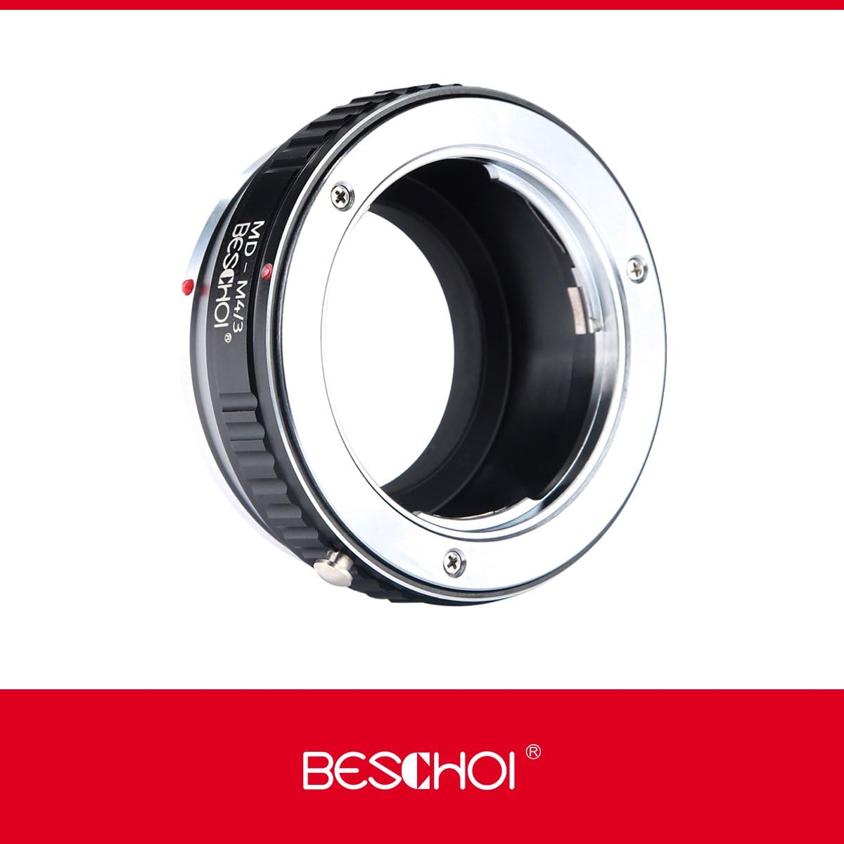 Beschoi Lens Mount Adapter Comaptible for Minolta Rokkor MD/MC SLR Lens to Micro Four Thirds (MFT, M4/3) System Camera Body
