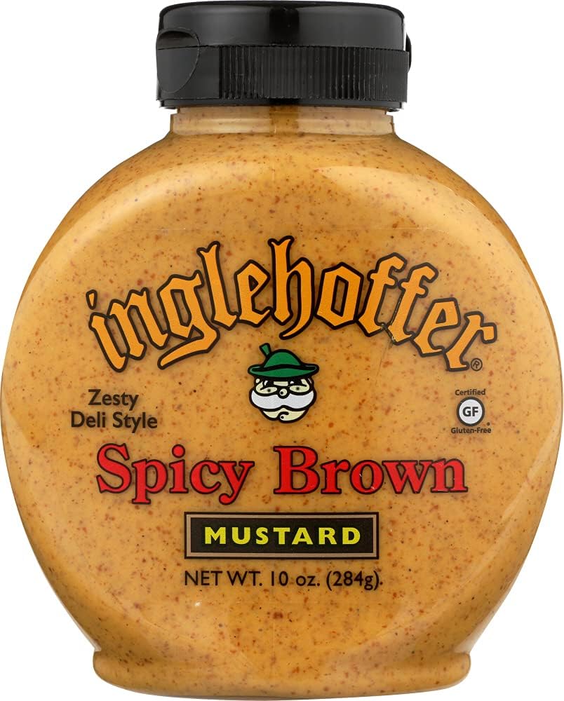 Mustard Spicy Brown Squeeze - Case of 6-10 Oz