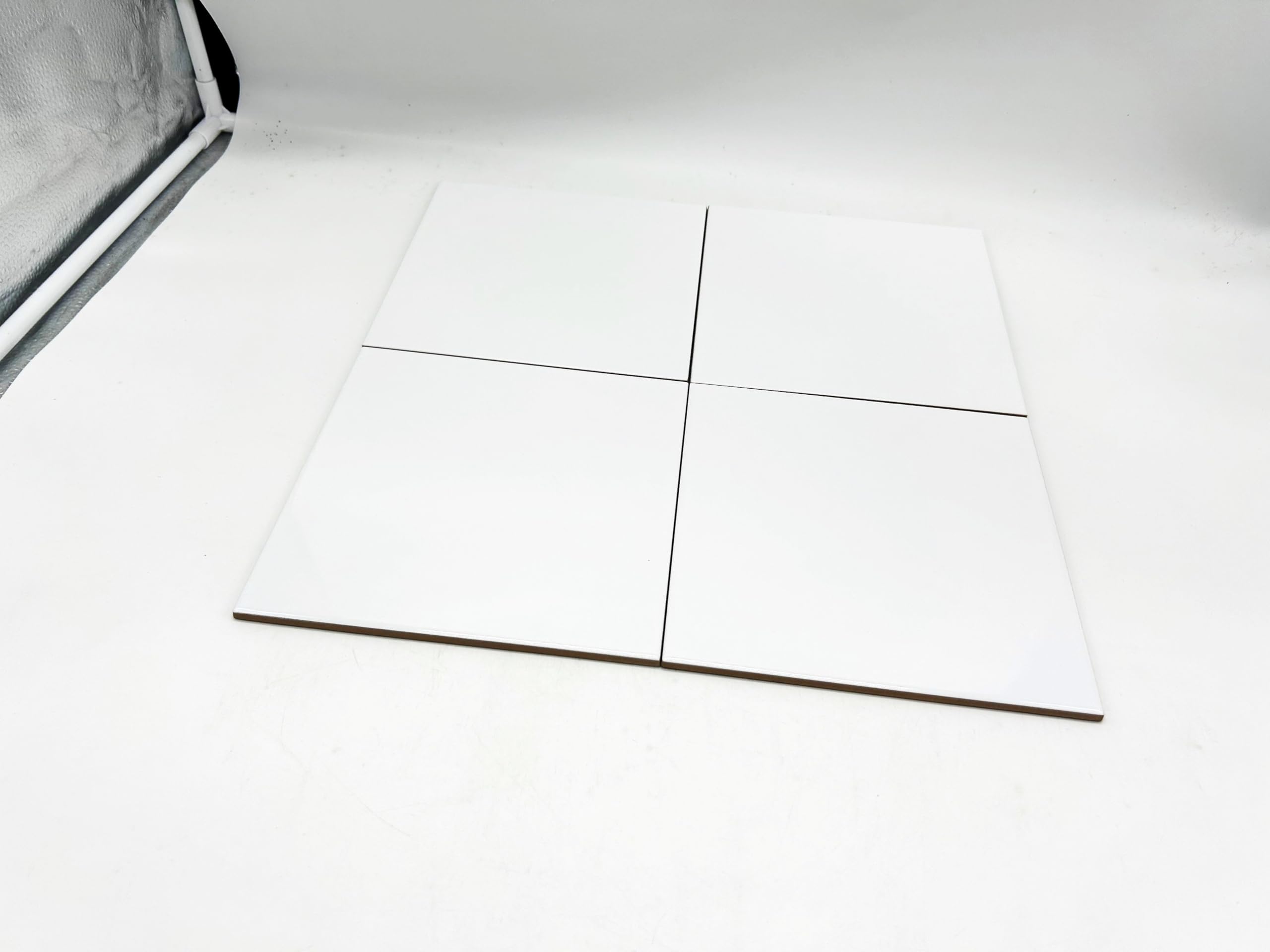 Ceramiche di Sassuolo Piastrelle Ceramica per Rivestimento Interno - BL206 Bianco Lucido 20x20 cm Spessore 6mm - Scatola 40 Pezzi = 1,60 mq
