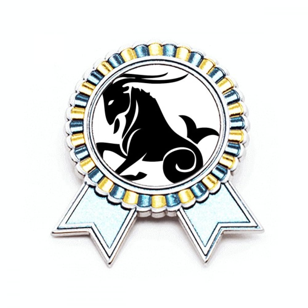 Broche constellation Capricorne de taille M, bijou de veste en métal - 4