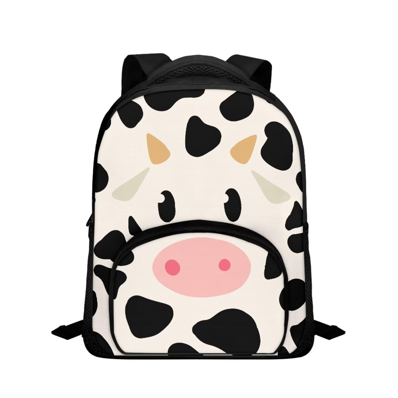 RMMRIYUE Cartoon Cow Print Toddler Backpack for Boys Girls 12 Inch Kids Backpack Preschool Kindergarten Child Bookbag Travel Cute Daycare Backpack