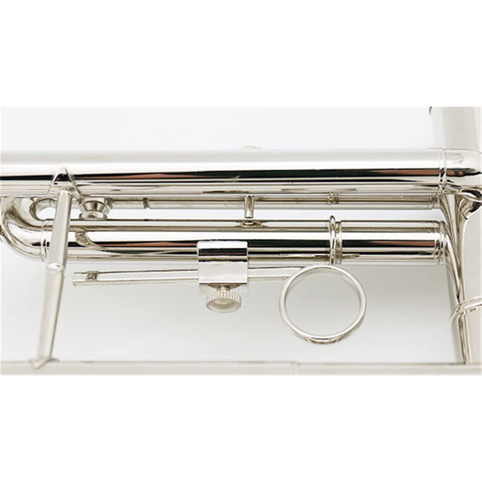 Trompete Instrument B Anfänger Blaskapelle Blaskapelle Schulband Anfänger Trompete (Color : Silver)