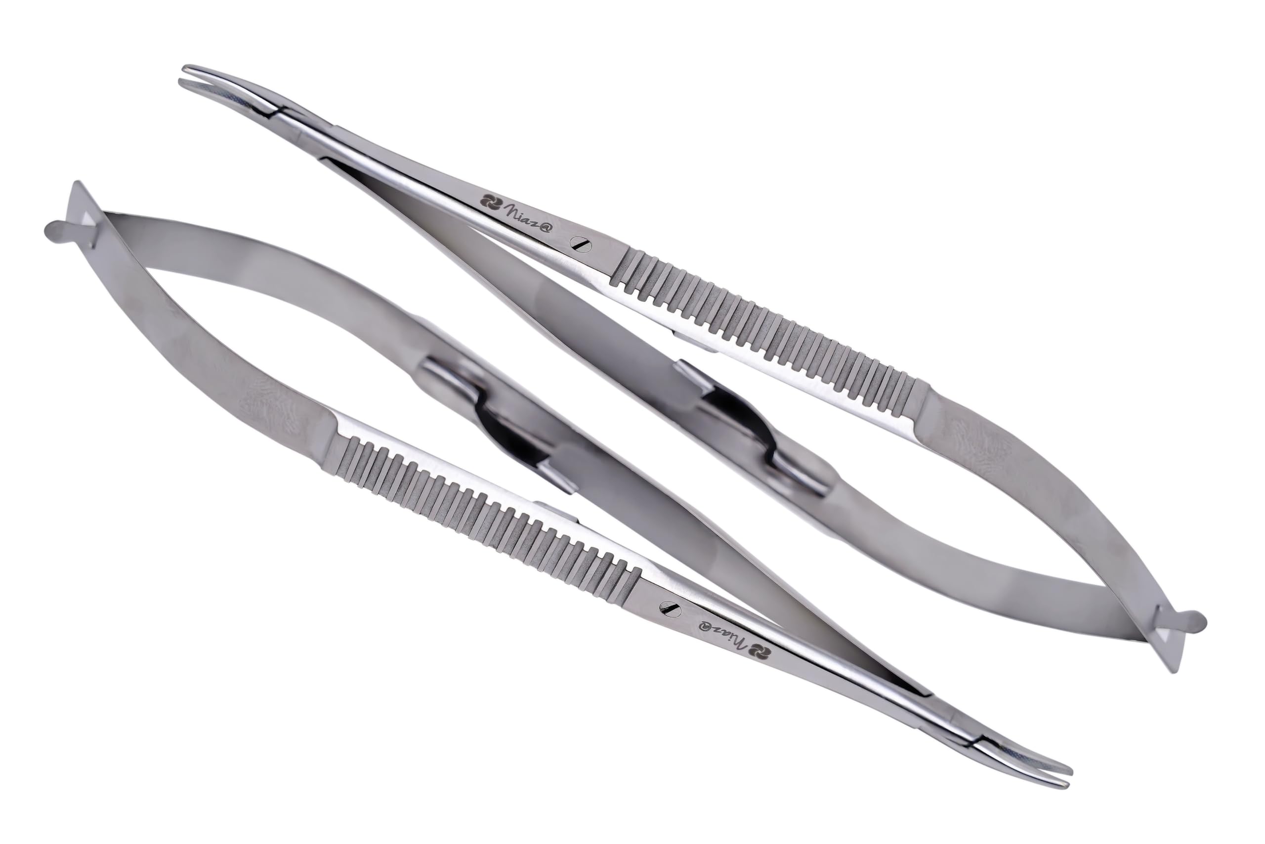 niaz@TC Castroviejo Scissor 5.5 straight Micro thread cutting embroidery/Extra Sharp Squeeze Scissor for ENT Eye Skin Dental and Veterinary Surgeon/Spring Action micro scissor for Art and Craft