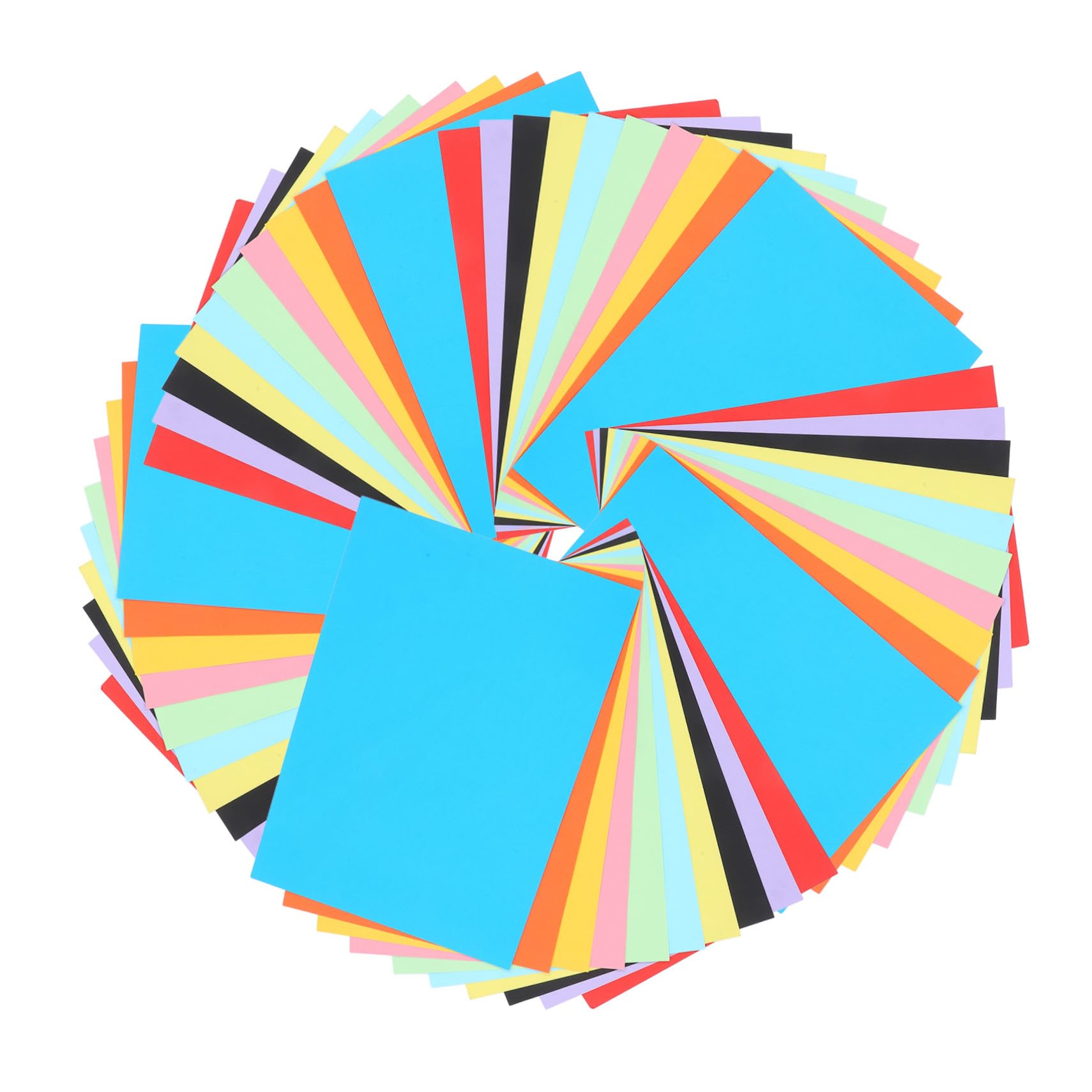 TEHAUX 50 Pezzi Carta Colorata A3 200g per Festa Scuola Decor, Carta da Costruzione Pastello Sicura e Versatile per Progetti Creativi e Bricolage Ragazzo Ragazza