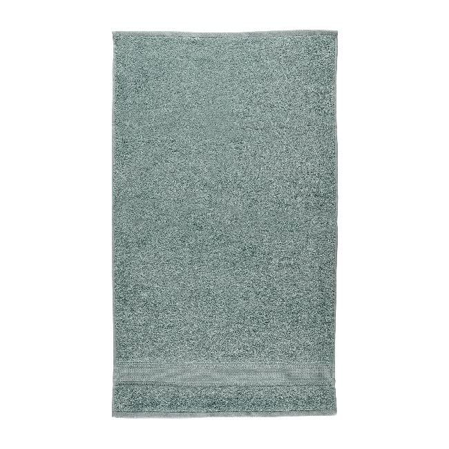 Serviette mains et visage douce coton vert 60x100 contre peau sensible - 3