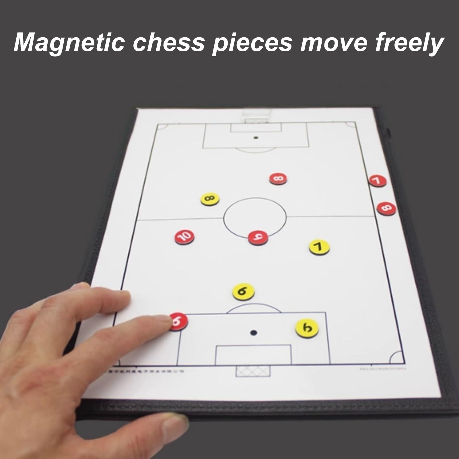 Lavagna Calcio Allenatore di Board, Lavagne Magnetiche Da Allenamento, Design Pieghevole, Accessori Completi, Leggera e Portatile, per l'allenamento